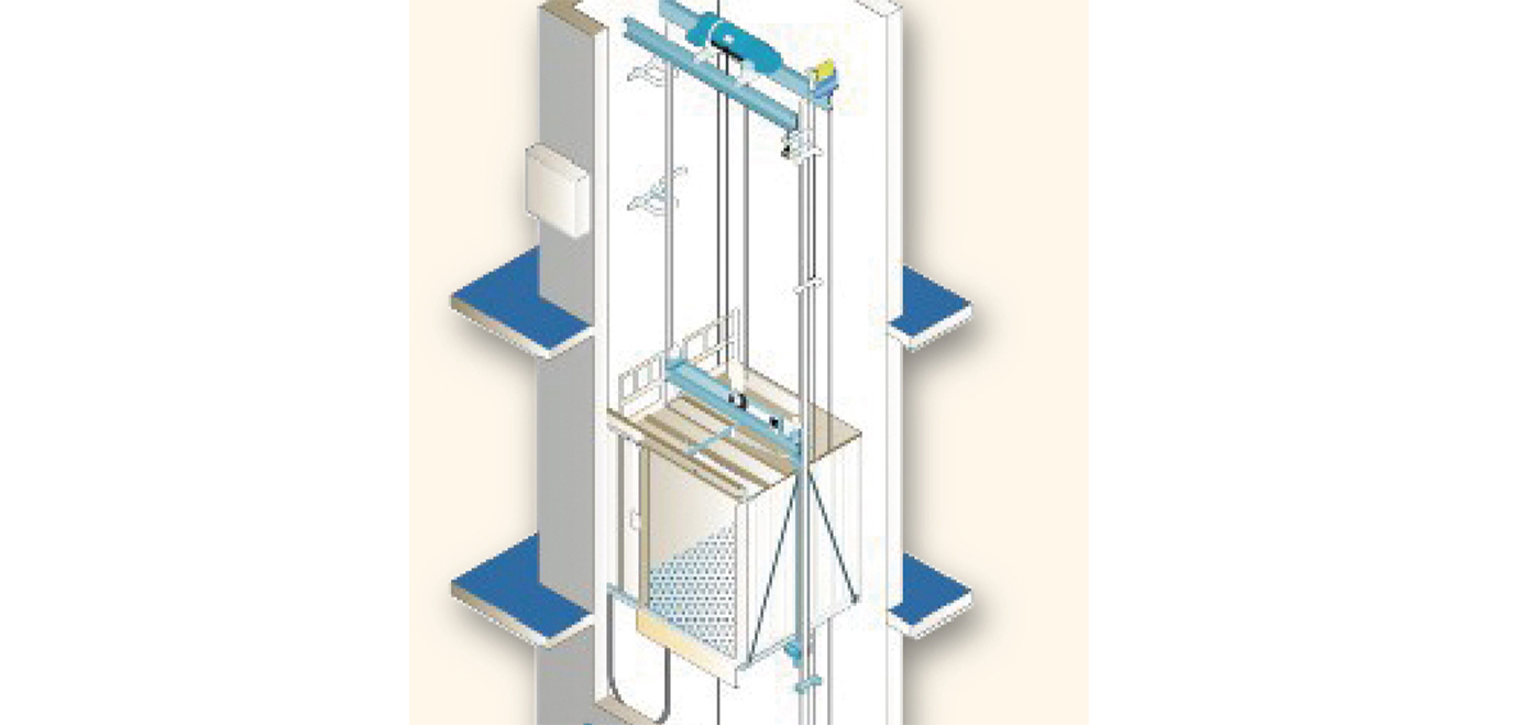 4-барабанные домашние лифты-Delfar