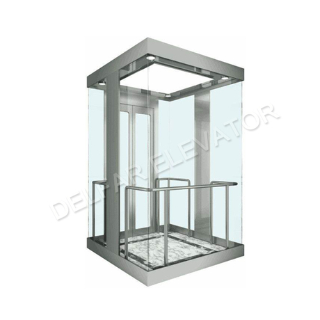 DELFAR квадратный высококачественный обзорный лифт