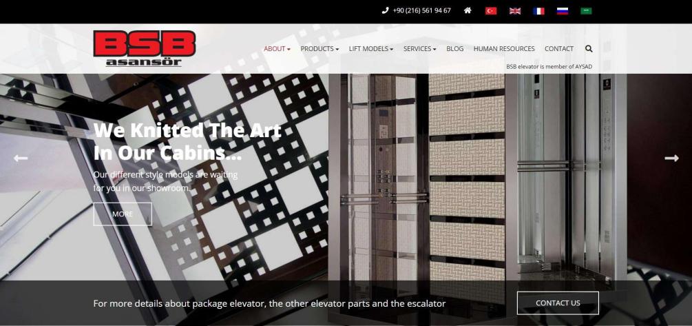 BSB ELEVATOR CO.LTD - турецкие лифтовые компании - Delfar