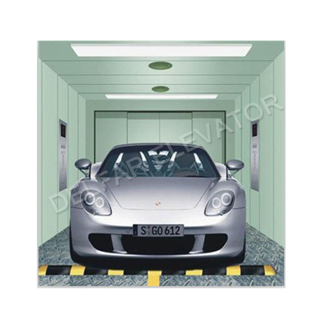 Окрашенная сталь с автомобильным подъемником MRL с барьером