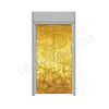 Красивая отделка Высококачественное зеркало Ti-gold с травлением из нержавеющей стали.Лестничная дверь