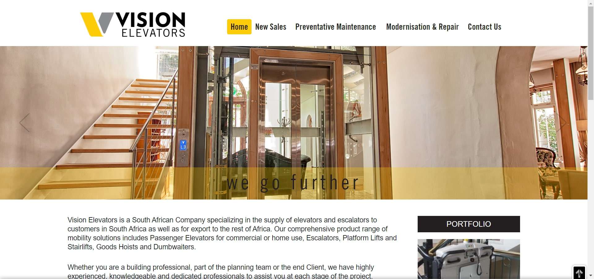 Vision Elevators (Pty) Ltd - лифтовые компании в Южной Африке - Delfar