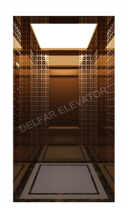 Домашний лифт с бронзовым зеркалом