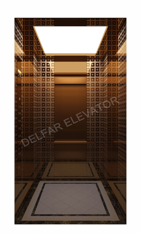 Домашний лифт с бронзовым зеркалом