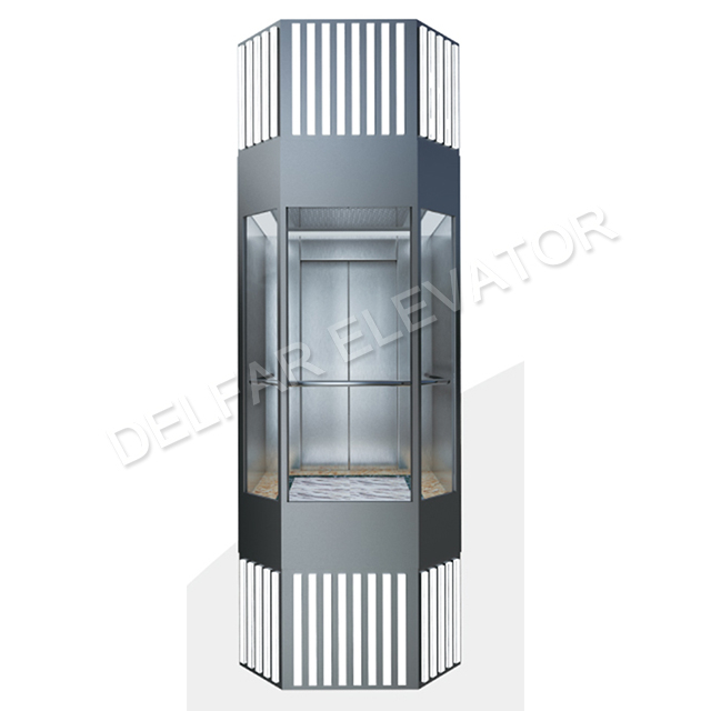 Лифт наблюдения в форме ромба грузоподъемностью 1600 кг