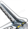 Высококачественный эскалатор с шириной ступени 30 градусов и шириной 1000 мм