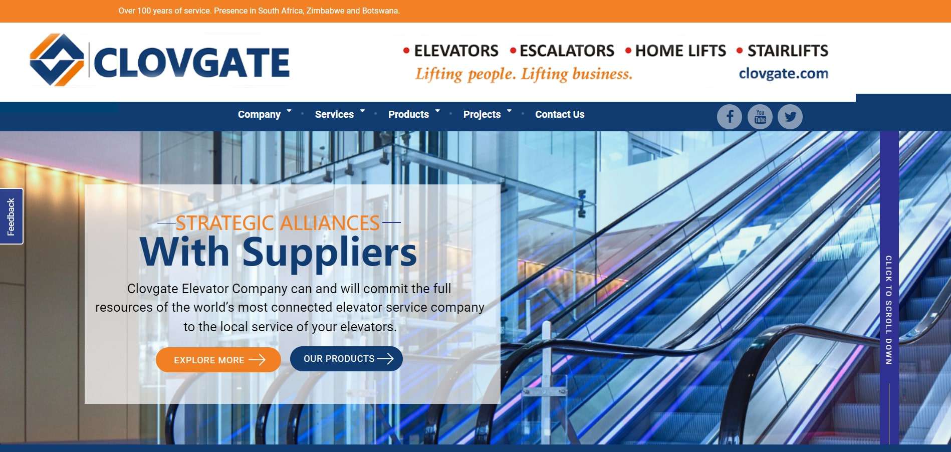 Clovgate Elevator Company - лифтовые компании в Южной Африке - Delfar