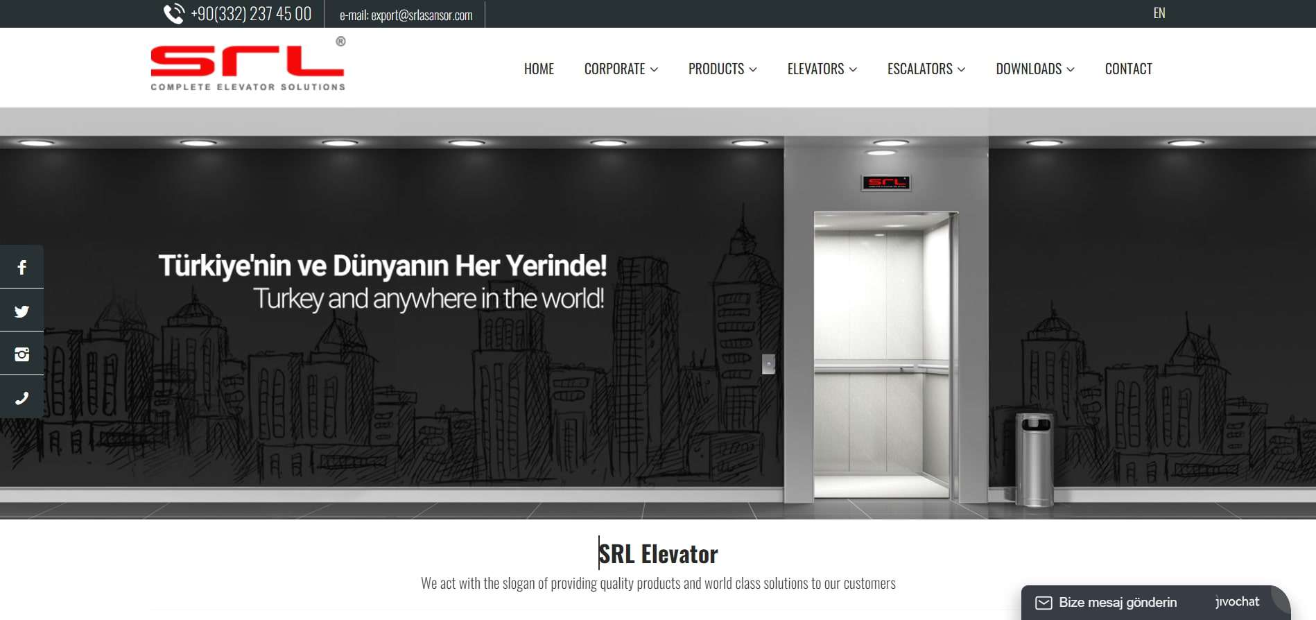 SRL Elevator - турецкие лифтовые компании - Delfar