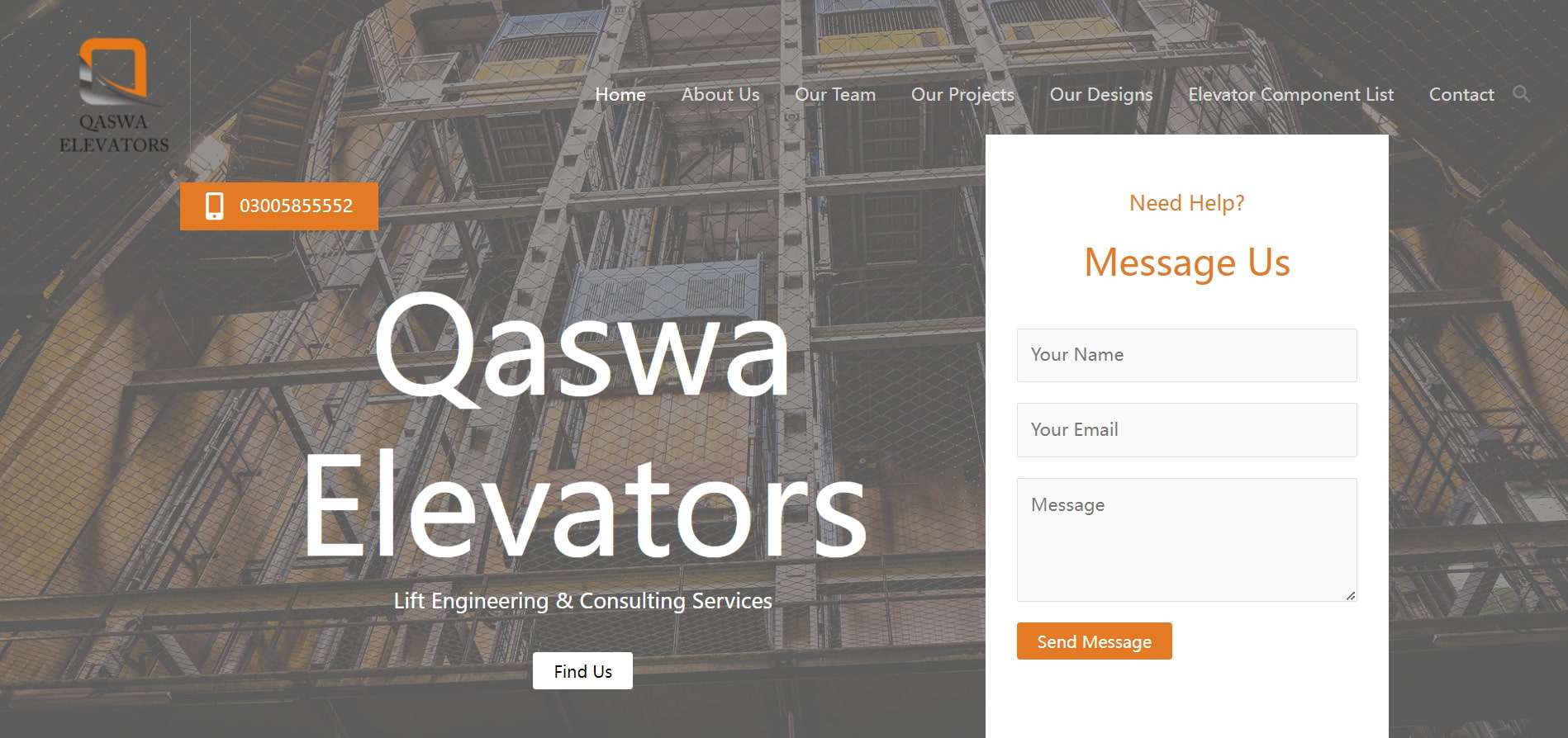 Qaswa Elevators - лифтовые компании в Равалпинди - Delfar