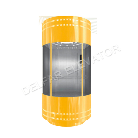 Роскошный безопасный полукруглый смотровой лифт