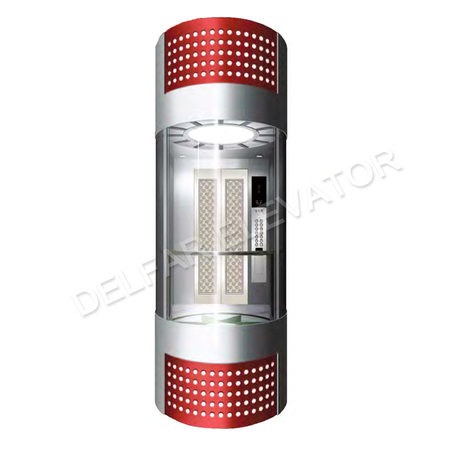 Лифт наблюдения горячей продажи безопасности полукруглый