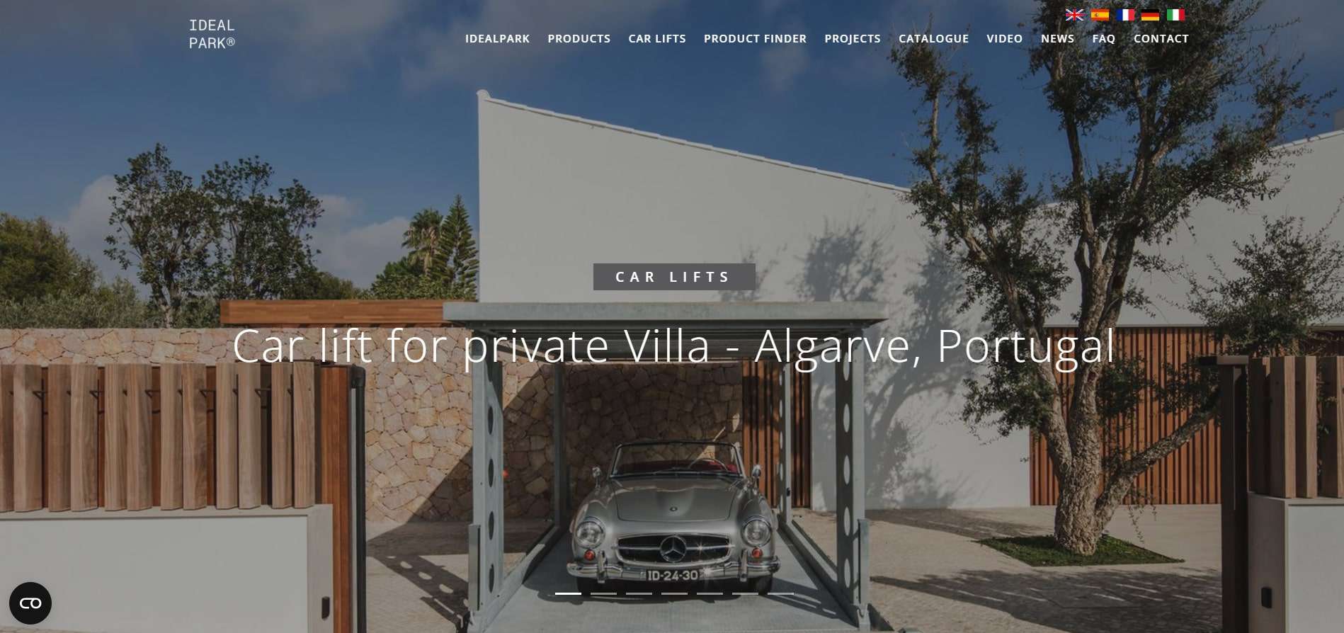 Автомобильный подъемник IdealPark - лифтовые компании в Италии - Delfar