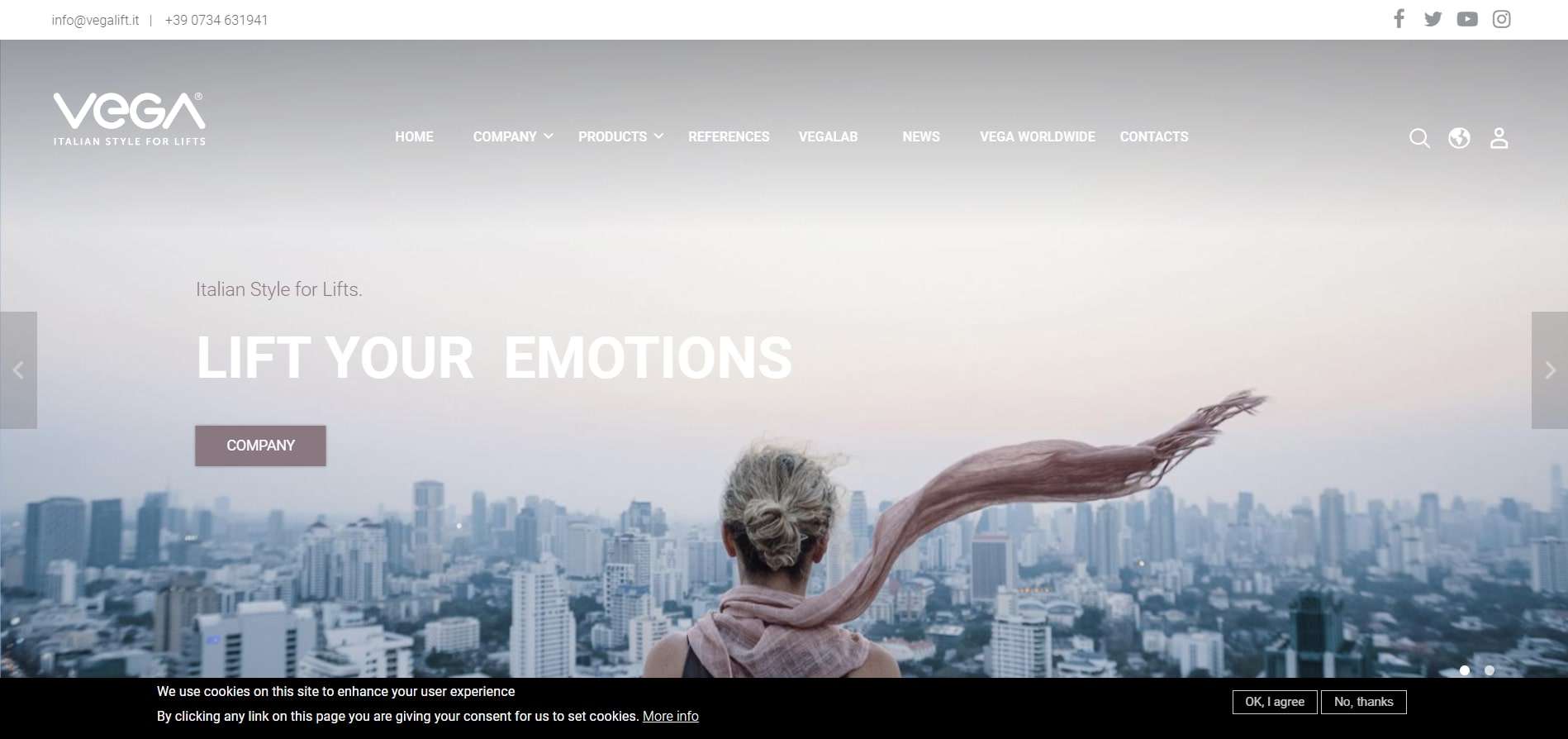 Vega SRL - лифтовые компании в Италии - Delfar