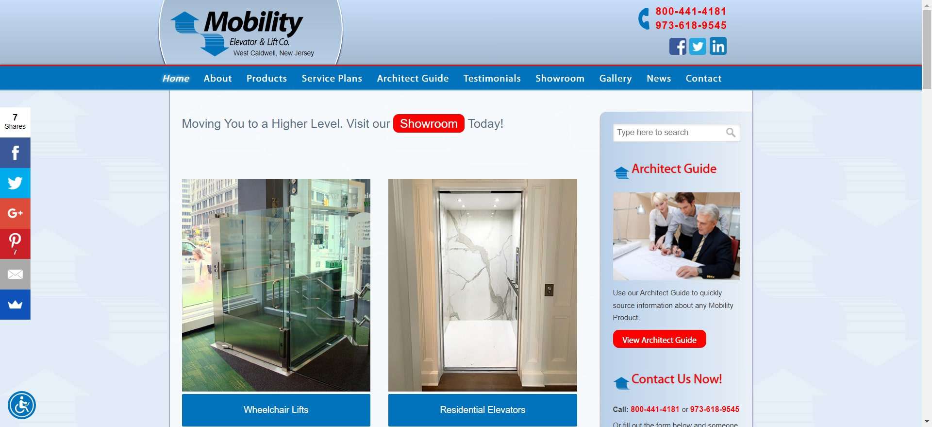 Mobility Elevator & Lift - лифтовая компания в Нью-Йорке - Delfar