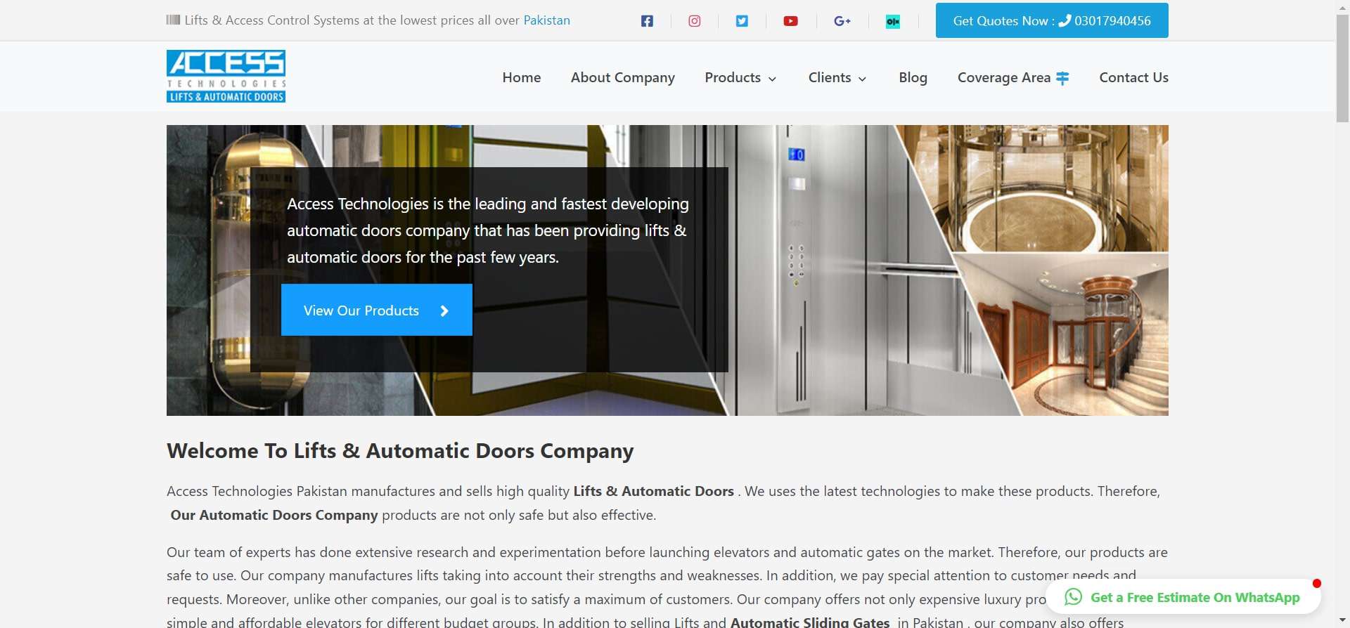 Access Technologies Elevators - лифтовые компании в Карачи - Delfar